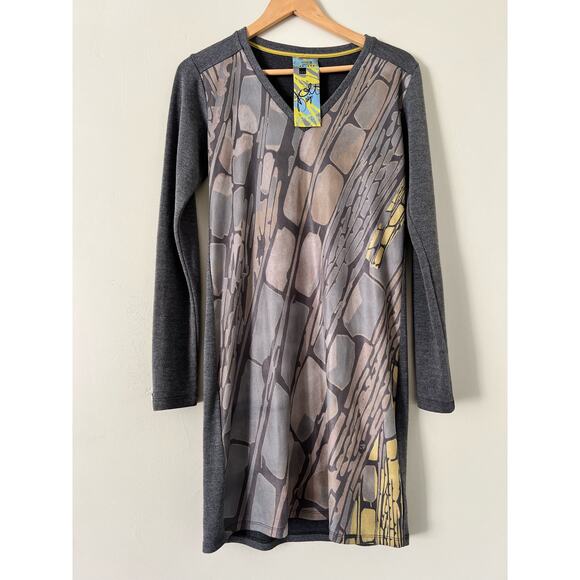 Volt Design Graphic Design Abstract Women’s Dress Medium Sheath - Picture 3 of 8